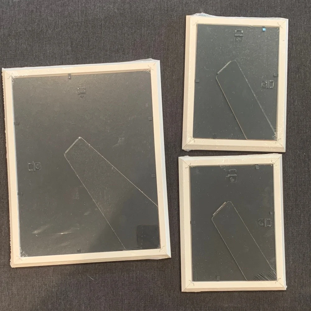 NWT Set of 4 IKEA FISKBO White Picture Frames White